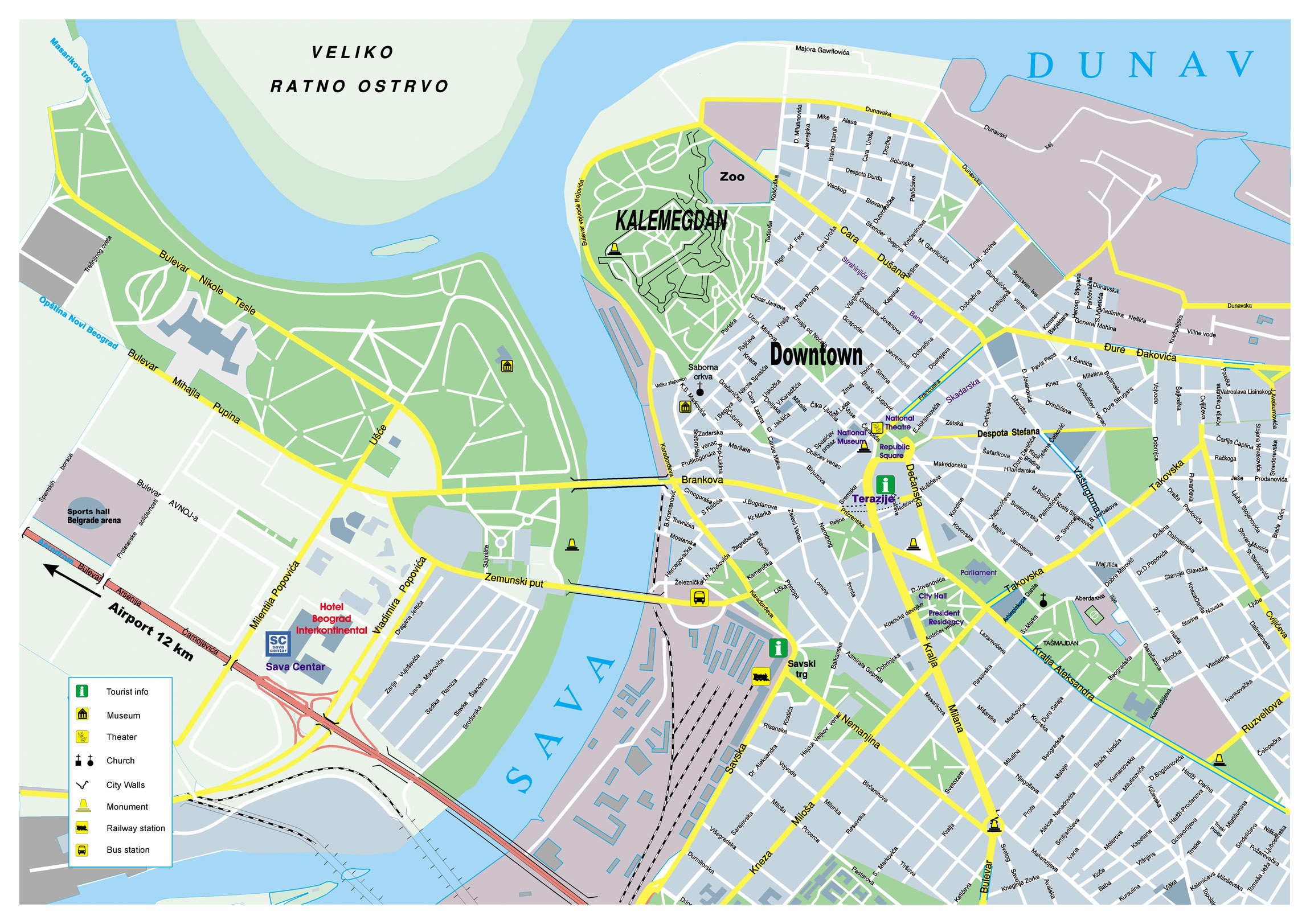 belgrademapa